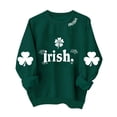 thumbnail image 1 of Otqutp St Patricks Day Shirts for Girls Boys Irish Sweater Crewneck Long Sleeve Sweatshirts Valentines Outfits Clover Graphic Tops, 1 of 3