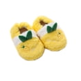 thumbnail image 1 of Otqutp Strawberry Plush Slippers for Girls Kids Soft Plush Fuzzy Cute House Slippers Toddler Kids Furry Full Wrapped Sandals, 1 of 5