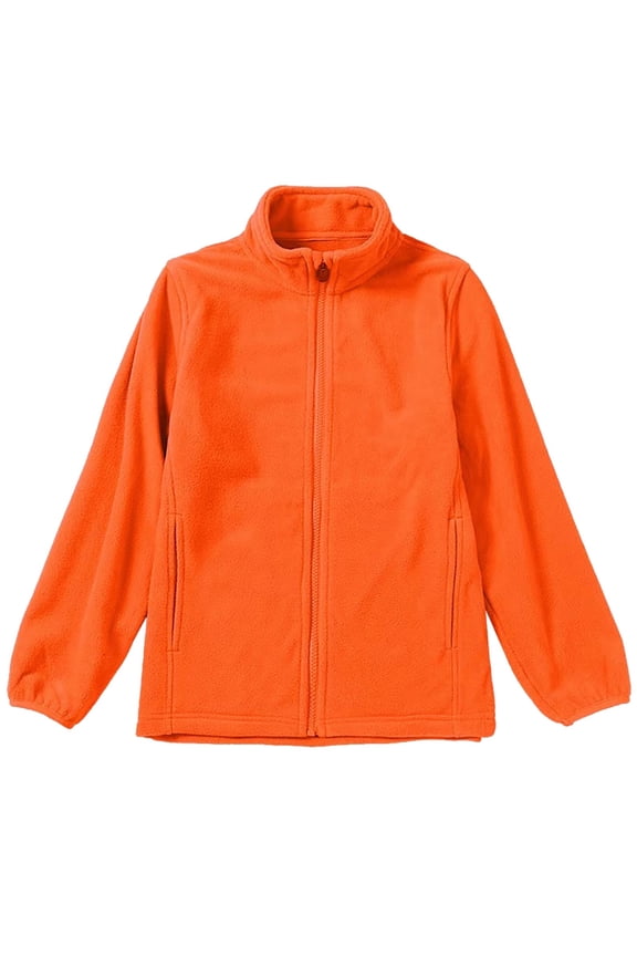 Student Hardshell Jacket Inner Bladder Boys and Girls School Three In One Cardigan Warm Spring and Autumn Winter Children's Coat(Orange,5-6 Years)
