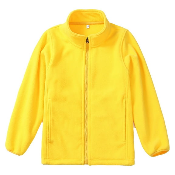 Otqutp Student Hardshell Jacket Inner Bladder Boys and Girls School Three In One Cardigan Warm Spring and Autumn Winter Children's Coat(Yellow,13-14 Years)