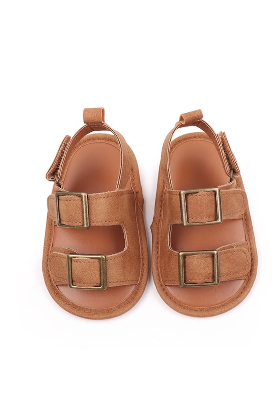 Summer Sandals for Baby Girls Boys Fashion Spring Summer Toe Solid Color Bowknot Children Casual Non-Slip Shoes for 0-12 Months