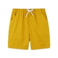 thumbnail image 1 of Otqutp Summer Toddler Boys Shorts Solid Color Shorts Casual Outwear Fashion For Children with Side Pockets for 2 to 7 Years, 1 of 6