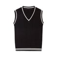 thumbnail image 1 of Otqutp Sweater Vest for Kids Boys Girls V Neck School Uniform Knitted Pullover Comfy Soft Sleeveless Fall Winter Tank Top, 1 of 9