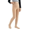 thumbnail image 1 of Otqutp Teen Girls Opaque Yoga Dance Tights Fleece Thermal Seamless School Pantyhose Footed Leggings Kids Winter Stocking, 1 of 9