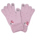 thumbnail image 1 of Otqutp Teen Girls Warm Gloves for Cycling&nbsp;Knitted Cold Proof Plush Thickened Christmas Gloves Warm Knit Winter Gloves Christmas Gifts Stocking Stuffers for Women(Purple,One Size), 1 of 5