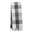 thumbnail image 1 of Otqutp Teen Girls Warm Neck Gaiters Women's Big Coloured Checked Scarf Winter Warm Wrap Scarf Elegant and Classic Design Shawl Wrap(Dark Gray,), 1 of 1