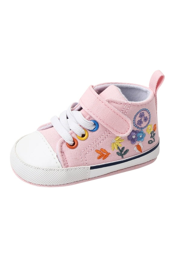 Tennis Shoes for Toddler Canvas Shoes Baby Boys Girls Shoes Baby Shoes Non Slip Party School Shoes Casual Lace Up Shoes