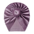 thumbnail image 1 of Otqutp Toddler All Season Cap Kids Baby Boys Girls Solid Knotted Hat Beanie Headwear Cap Accessories for 0 to 3 years, 1 of 1
