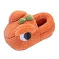 thumbnail image 1 of Otqutp Toddler Autumn Shoes Kids Pack with Little Dinosaur Home Warm Cotton Slippers Shoes Anti-slip House Slippers Autumn Winter Warm (Orange,1-2 Years), 1 of 4