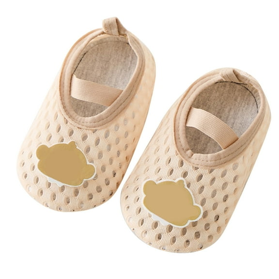 Otqutp Toddler Baby First Walkers Soft-Soled Sandals Lightweight Mesh Sneakers for Toddler Boys Girls Breathable Non Slip Socks