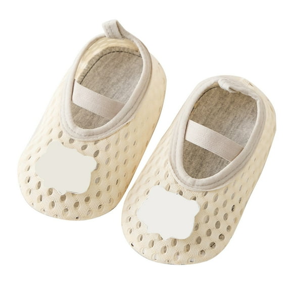 Otqutp Toddler Baby First Walkers Soft-Soled Sandals Lightweight Mesh Sneakers for Toddler Boys Girls Breathable Non Slip Socks