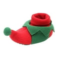 thumbnail image 1 of Otqutp Toddler Baby Girls Boys Christmas Plush Animal Shoes Prewalker Sneakers Warm Shoes Soft Bottom Warm Socks Children Crib Shoes(Green,6-9 Months), 1 of 5
