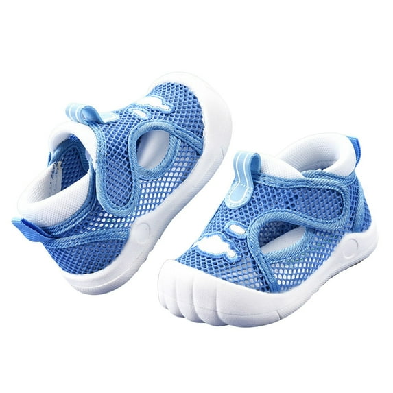 Otqutp Toddler Baby Mesh Sneakers Boys Girls Quick Dry Water Shoes Barefoot Walking Shoes Summer Athletic Sports Sneakers