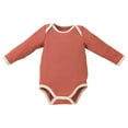 thumbnail image 1 of Otqutp Toddler Beach Clothing Baby Girls Romper Long Sleeve Round Neck Solid Color Outside Bodysuit Romper Jumpsuit Clothes, 1 of 7