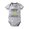thumbnail image 1 of Otqutp Toddler Birthday Bodysuit Boys Girls Short Sleeve Cartoon Rompers Tights With Pockets For 0 To 24 Months Summer Overalls, 1 of 4