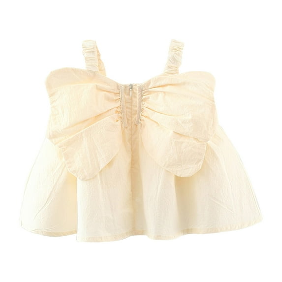 Otqutp Toddler Birthday Sundress Cute Girl Cute Summer 3D Butterfly Wing Print Solid Dress Casual Sundress For 6M To 3Years