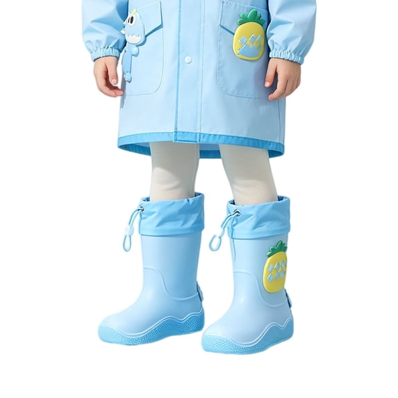 Boot Cartone Otqutp Toddler Boys Girls Rainboots Kids Cartoon Rain Shoes Rubber Mid ...