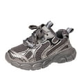 thumbnail image 1 of Otqutp Toddler Boys Shoes Fashion Spring and Summer Children Sports Boys and Girls Thick Soled Non Slip Mesh Breathable Lace Up Comfortable Sneakers, 1 of 7