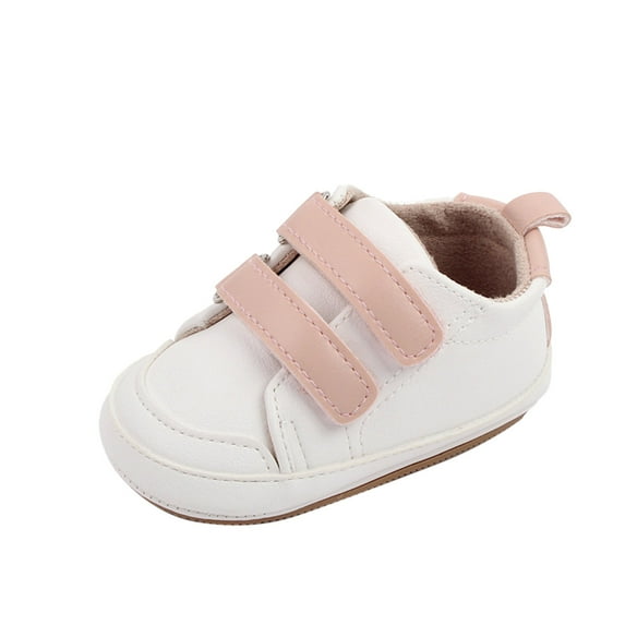 Otqutp Toddler Boys Shoes Spring and Summer Children Shoes Boys and Girls Floor Sports Flat Soles Light and Comfortable Solid Color Hook Loop Shoes