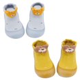 thumbnail image 1 of Otqutp Toddler Breathable Shoes Baby Girls Boys Sock Shoe Elastic Indoor Slipper First Cute Cats Soft Sole Rubber Shoes 0-4 Years(Yellow,3-3.5 Years), 1 of 9