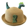 thumbnail image 1 of Otqutp Toddler Bucket Hat 2 to 5 Years Children Hat Girls Boys Spring Summer Outdoor Shade Cartoon Dinosaur Sun-screen Hat Fisherman Hat, 1 of 4
