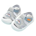 thumbnail image 1 of Otqutp Toddler Comfortable Footwear Baby Walking Shoes for Boys and Girls Anti Kick Breathable Wear Sandals Soft Soled Shoes Multi Color Optional, 1 of 3