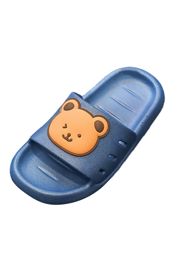 Toddler Cute Cartoon Animal Cloud Slides Kids Quick Drying Beach Shoes for Girls Boys 2025 Summer Trendy Slippers