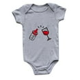 thumbnail image 1 of Otqutp Toddler Cute Playsuit Baby Girls And Boys Short Sleeve Born To Crawl Off Roading Cute Bodysuit Baby Romper 0 to 24 Months, 1 of 4