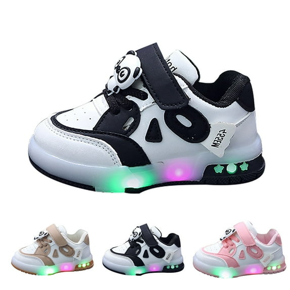 Otqutp Toddler Cute Sneakers Baby Walking Athletic Shoes Boys Girls Lightweight Sneakers Wide Slip On Running Trainers
