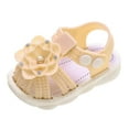 thumbnail image 1 of Otqutp Toddler Dress Footwear Toddler Baby Girls Shoes Breathable Shoe Dew Toe Shoe Bag Head Sandals Girl Sandals Baby Soft Shoe Covers Sandals for 0 To 3 Years, 1 of 5