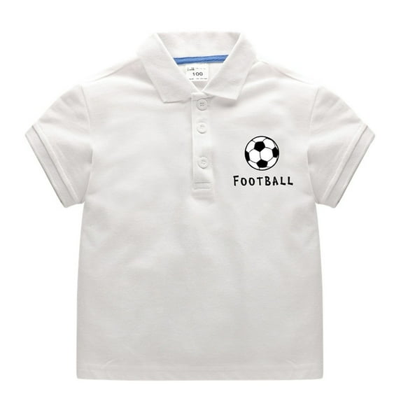 Otqutp Toddler Fashion Blouse Baby Kids Boy Girl Solid Casual Short Sleeve Shirt Pullover Tops Cute Shirts Clothes for Party School Birthday