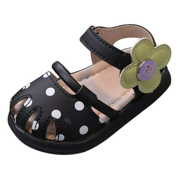 Otqutp Toddler Foam Closed Toe Sandals Summer Flower Flat Wide Shoes Baby Boys Girls Soft Wedding Dress Sandals Fashion Comfy