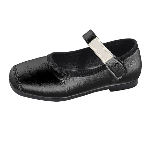 Otqutp Toddler Girl Size 5 Shoes Girls Fall Hundred with Soft Bottom Single Shoes Shoes Small Leather Shoes