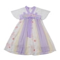 thumbnail image 1 of Otqutp Party Sundress for 1 to 6 Years Toddler Girls Hanfu Short Sleeved Dress Summer Cute Cartoon Pattern Embroidery Dress, 1 of 9