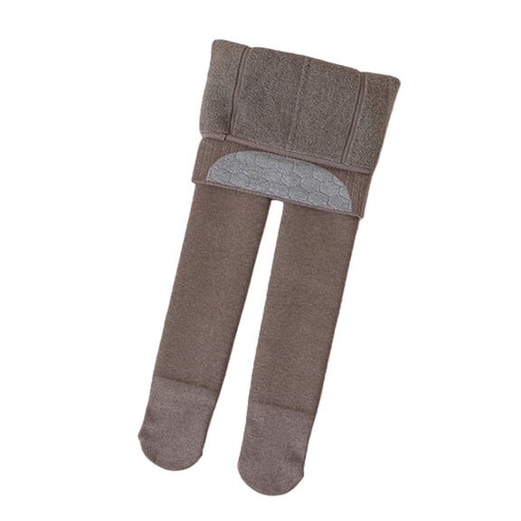 Otqutp Toddler Girls Fleece Thermal Tights Footed Full Length Stretchy Warm Leggings Kids School Dance Opaque Pantyhose
