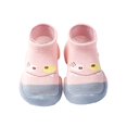 thumbnail image 1 of Otqutp Toddler Girls Knit Sneaker Baby New Born Boys Girls Sock Shoes Indoor First Walking Shoes Non Slip Comfy Casual Light, 1 of 8