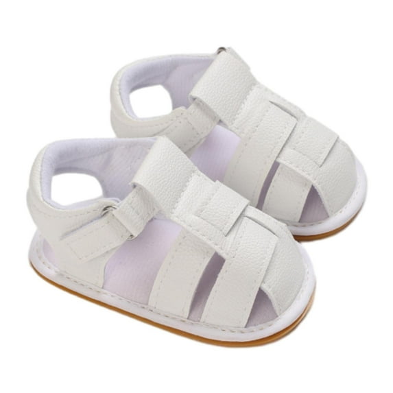 Otqutp Toddler House Shoes Boys Girls Squeaky Sandals Closed Toe Anti Slip Rubber Sole Shoes Baby Sandals 0 to 12 Months