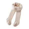 thumbnail image 1 of Otqutp Toddler Kids Baby Girls Cotton Thick Lined Warm Full Leggings Pantihose Stretchy Basic Full Length Pants Pantyhose for Winter Stocking(B,1-3 Years ), 1 of 7