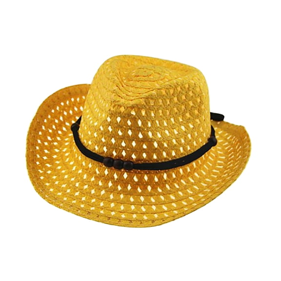 Otqutp Toddler Outdoor Hat Summer Baby Cowboy Sun Hats for 2 to 6Years Children Summer Beach Sun Hat Cute Caps