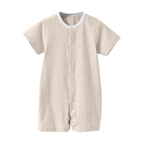 Otqutp Toddler Party Playsuit Baby Girls And Boys Short Sleeve Jumpsuit Born To Crawl Off Roading Cute Bodysuit Summer Romper