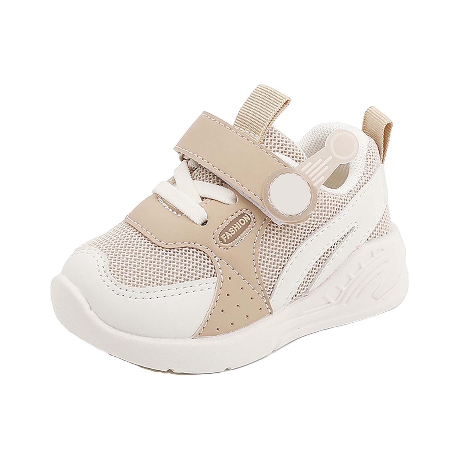 Toddler Running Sneakers Hook and Loop Breathable Mesh Light Shoes Outdoor Athletic Gym Walking Shoes for Boys Girls