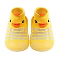 thumbnail image 1 of Otqutp Toddler Sports Sneakers Baby Girls Boys Animal Cute Knitted Breathable Shoes Non Slip Sole Socks Soft Sole Casual Shoes Soft Sole Cotton Mesh On Sneaker(Yellow,3-6 Months), 1 of 7