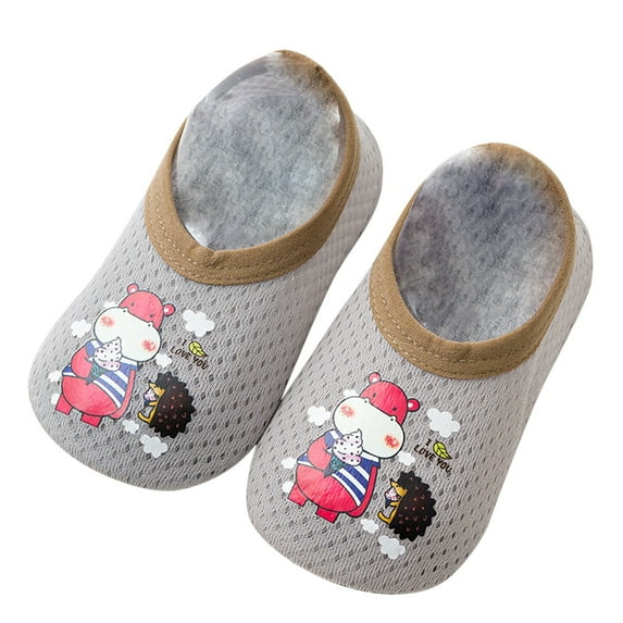 Otqutp Toddler Summer Foot Warmer Boys Girls Socks Breathable Cartoon Mesh The Floor Socks Barefoot Socks Non Slip Shoes