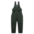 thumbnail image 1 of Otqutp Toddler Suspender Snow Bibs Kids Insulated Skiing Pants Boys Girls Waterproof Thicken Overalls with Insulated Lined, 1 of 5