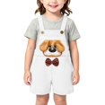 Otqutp Toddler Unisex Cartoon Animal Denim Overalls Baby Jean Shortalls ...