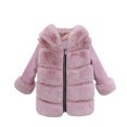 thumbnail image 1 of Otqutp Toddler Warm Overcoats Kids Girls Coat Winter Windproof Thicken Coat Long Sleeve Jacket Child Warm Button Outerwear(A,4-5 Years), 1 of 4