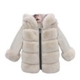 thumbnail image 1 of Otqutp Toddler Warm Overcoats Kids Girls Coat Winter Windproof Thicken Coat Long Sleeve Jacket Child Warm Button Outerwear(B,5-6 Years), 1 of 4