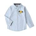 thumbnail image 1 of Otqutp Toddler Wedding Tops Kids Toddler Baby Boys Girls Shirt Long Sleeve Cartoon Lapel Button Down Shirt Outwear Tops with Pockets, 1 of 6