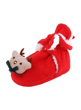 Santa slippers for toddlers best sale