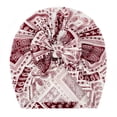 thumbnail image 1 of Otqutp Toddler Yoga Hat Baby Boys Girls Print Beanie Bowknot Elastics Turban Hat 0 to 3 Years Soft Cute Toddler Cap, 1 of 1